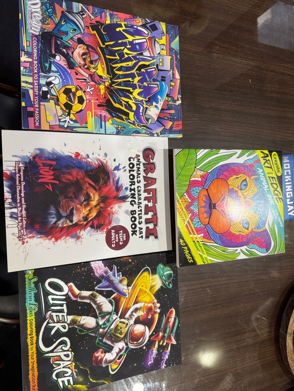 Coloring Book Bundle - Vibrant Animal & Space Designs